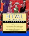 HTML Stylesheet Sourcebook [With Web Site with Sample HTML & Stylesheet...] - Ian S. Graham