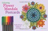 Coloring Flower Mandala Postcards: 20 Hand-Drawn Designs for Mindful Relaxation - Wendy Piersall