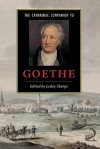 The Cambridge Companion To Goethe - Lesley Sharpe