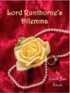 Lord Runthorne's Dilemma - Sarah-Jane Steele