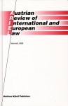 Austrian Review of International and European Law - Gerhard Loibl, Stephan Wittich