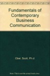 Fundamentals Of Contemporary Business Communication: Text with free Real Deal UpGrade CD-ROM - Scot Ober