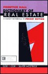 Prentice Hall Dictionary Of Real Estate: A Handy Reference - Barbara G. Cox, Barbara Cox, Jerry Cox