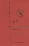 Code of Federal Regulations Title 18, Conservation of Power and Water Resources, Parts 400end, 2013 - National Archives and Records Administration