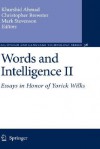 Words and Intelligence II: Essays in Honor of Yorick Wilks - Khurshid Ahmad