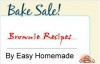 Bake Sale! Brownie Recipes - Easy Homemade Bake Sale Brownie Recipes - Easy Homemade