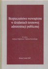 Bezpieczeństwo wewnętrzne w działaniach terenowej administracji publicznej - Andrzej Chajbowicz, Tadeusz Kocowski