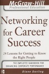 Networking for Career Success: 24 Lessons for Getting to Know the Right People - Diane Darling