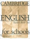 Cambridge English for Schools 1 Teacher's Book - Diana Hicks, Andrew Littlejohn