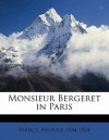 Monsieur Bergeret in Paris - Anatole France