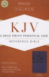 KJV Large Print Personal Size Reference Bible, Purple LeatherTouch - Holman Bible Publisher