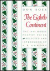 The Eighth Continent (Morse Poetry Prize) - Don Boes, A.R. Ammons