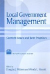 Local Government Management - Douglas J. Watson