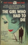 The Girl Who Had to Die - Elisabeth Sanxay Holding