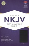 NKJV Gift & Award Bible, Black Imitation Leather - Holman Bible Publisher