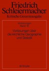 Vorlesungen Ber Die Kirchliche Geographie Und Statistik - Simon Gerber