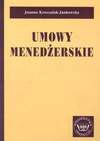 Umowy menedżerskie - Joanna. Kruczalak-Jankowska