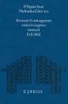 P. Papini Stati Thebaidos Libri XII: Recensuit Et Cum Apparatu Critico Et Exegetico Instruxit D.E. Hill - P. Papinius Statius