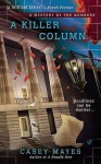 A Killer Column (A Mystery by the Numbers #2) - Casey Mayes