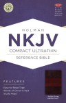 NKJV Compact Ultrathin Bible, Saddle Brown LeatherTouch - Holman Bible Publisher