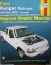 Ford Ranger & Mazda B-series pick-ups automotive repair manual 1993 thru 1999 (Haynes Repair Manuals) - Eric Jorgensen