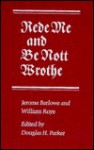 Rede Me and Be Nott Wrothe - William G. Roy, William Roye, Douglas H. Parker