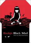 Emily's Black Mail: Fold and Mail Stationery - Cosmic Debris