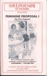 Feminine Proposal I (GIRLFRIENDS TV FICTION) - Sandy Thomas