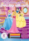 Disney Princesa Libro de Actividades Con Plantillas [With Stickers and 4 Colored Pencils and Stencils] - Silver Dolphin En Espanol