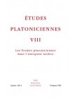 Etudes Platoniciennes VIII: Les Formes Platoniciennes Dans L'Antiquite Tardive - Jean-François Pradeau