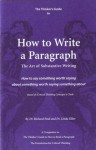 The Thinker's Guide to How to Write a Paragraph - Richard Paul, Linda Elder