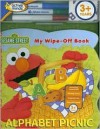 Sesame Street Alphabet Party: My Wipe-Off Book [With Cleaning Cloth and Wipe-Off Markers] - Maggie Swanson