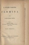 Carmina, vol 1 - Ovid, Alexander Reise