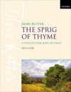 The Sprig of Thyme: Vocal Score - John Rutter