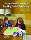 Instructional Strategies for Teaching Content Vocabulary, Grades 4-12 - Janis M. Harmon, Karen D. Wood, Wanda B. Hedrick