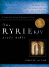 The Ryrie KJV Study Bible Bonded Leather Navy- Red Letter with DVD - Anonymous, Charles C. Ryrie