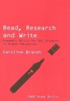 Read, Research And Write: Academic Skills For Esl Students In Higher Education (Sage Study Skills Series) - Caroline Brandt