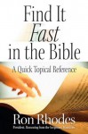 Find It Fast in the Bible - Ron Rhodes