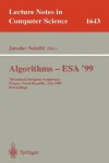 Algorithms - ESA'99: 7th Annual European Symposium, Prague, Czech Republic, July 16-18, 1999 Proceedings - Jaroslav Nesetril