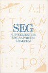 Supplementum Epigraphicum Graecum, Volume XLV: 1995 - H.W. Pleket, Angelos Chaniotis, J.H.M. Strubbe, Ronald S. Stroud