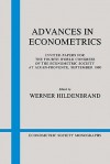 Advances in Econometrics: Fourth World Congress - Werner Hildenbrand, Andrew Chesher, Matthew Jackson