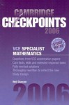 Cambridge Checkpoints Vce Specialist Mathematics 2006 - Neil Duncan