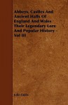 Abbeys, Castles and Ancient Halls of England and Wales Their Legendary Lore and Popular History - Vol III - John Timbs