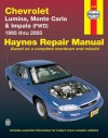 Chevrolet Lumina, Monte Carlo & Impala (FWD) 1995 thru 2005 - Jeff Kibler, John Haynes, Ken Freund