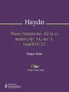 Piano Sonata no. 42 in G major,Op. 14, no. 1, HobXVI/27 - Franz Haydn