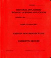 New Drug Application: Chemistry Section (Red Paper Folder) - Food and Drug Administration (U.S.)