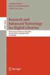 Research and Advanced Technology for Digital Libraries: 9th European Conference, Ecdl 2005, Vienna, Austria, September 18-23, 2005, Proceedings - Andreas Rauber, A. Min Tjoa, Stavros Christodoulakis