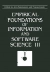 Empirical Foundations of Information and Software Science III - Jens Rasmussen, Pranas Zunde