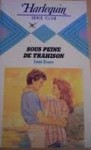 Sous peine de trahison - Jean Evans