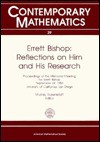 Errett Bishop: Reflections on Him and His Researches on Foundations and Function Algebras (Contemporary Mathematics, Vol 39) - Murray Rosenblatt